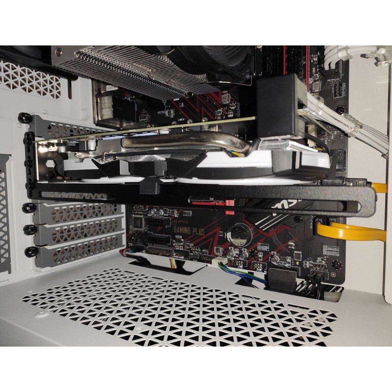 Bt Braket Kartu Grafis Aluminium Berbentuk L Cooling Kit PCI Support Frame Sync jack