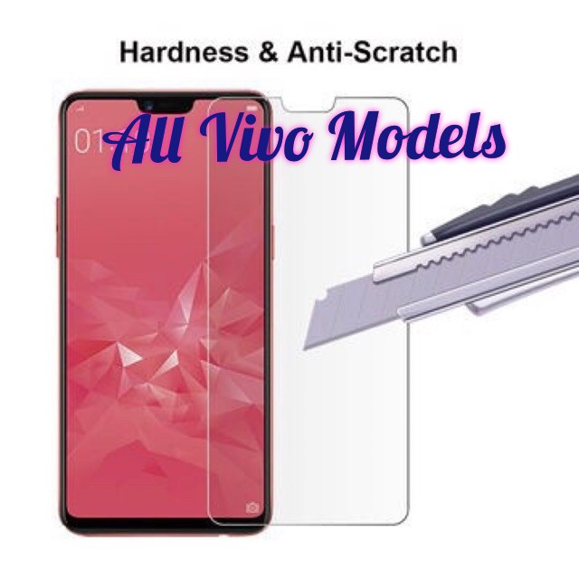 9H glass screen Protector for VIVO Y20/Y50/V20se/V20/V19/Y30/V17PRO/V17/V15/V15PRO/V11/V11I/V9/V5 /Y19/Y17/Y15/Y11/Y12/Y53/Y91 TEMPERED GLASS
