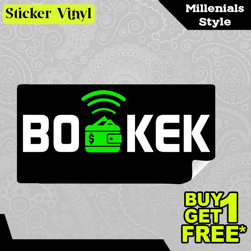 

Stiker Sticker Bokek Tak Ada Uang Gambar Unik Desain Keren dan Kekinian Aesthetic Bahan Vinyl Satuan Anti Air
