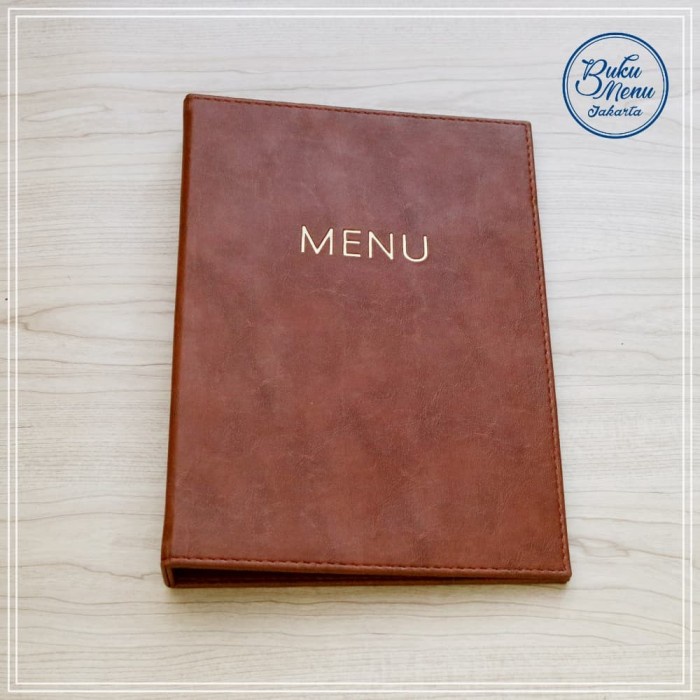 

Kusus Hari Ini Buku Menu Restoran Kulit Binder Cover A4 - Coklat - Ready Stock Bagus