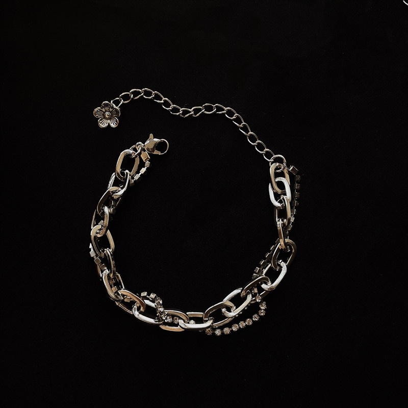 Double-layer Chain Bracelet Accessories All-match Harajuku Korean Version