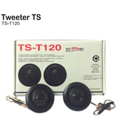 Tweeter Pioneer TS-T120 TS T120 120 Twiter Audio Speaker Mobil Universal DCS