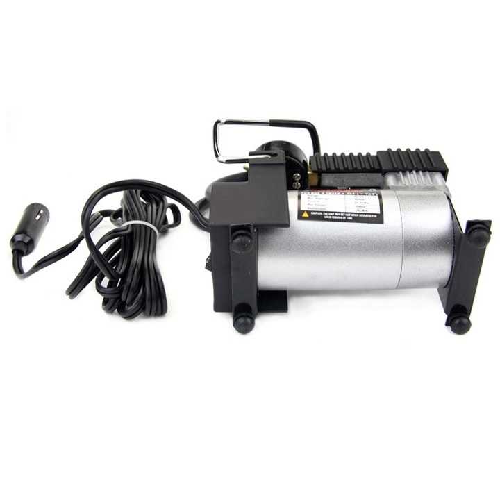 Pompa Ban Mobil Elektrik Mini Heavy Duty Air Compressor DC 12V 150 PSI