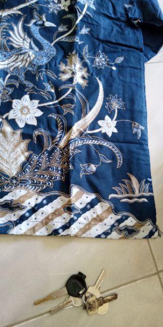 Merak Khayangan Kemeja Batik Pria Atasan Batik Baju Batik Pria Lengan Panjang Batik Modern By Amalia