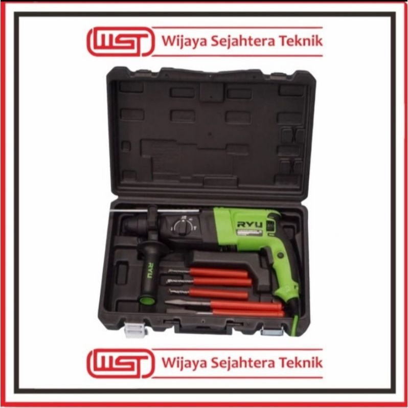 TEKIRO RYU Mesin Bor Bobok 3 Mode RRH 26 Rotary Hammer Ryu