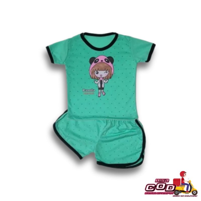 setelan anak playset #CUPA CUPS setelan anak balita #NEW PANDA YIKATONG size S,M,L,XL,XXL...