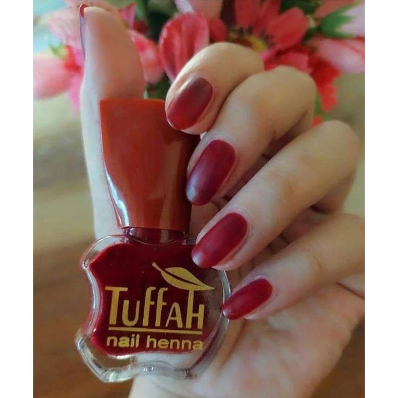 Tuffah nail henna kutek halal wudhu cat kuku inai kuku kutex nail kitek kuku halal tufah hena tf4