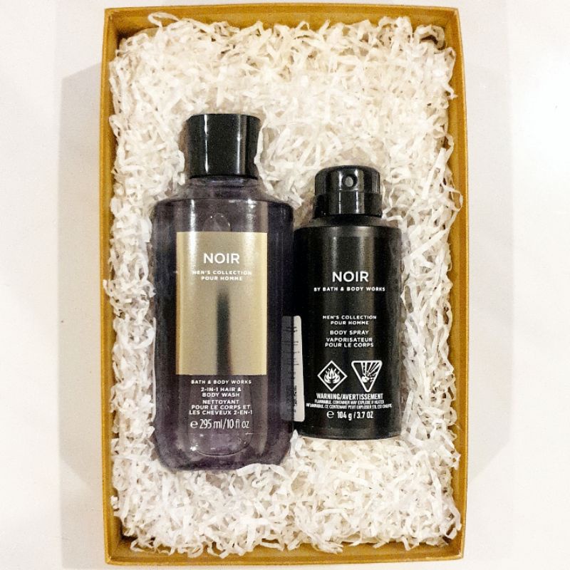 BBW MEN NOIR GIFT SET PAKET BATH &amp; BODY WORKS