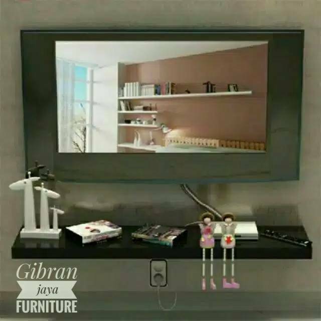 RAK AMBALAN DINDING 100CM LEBAR 20CM RAK DINDING MINIMALIS