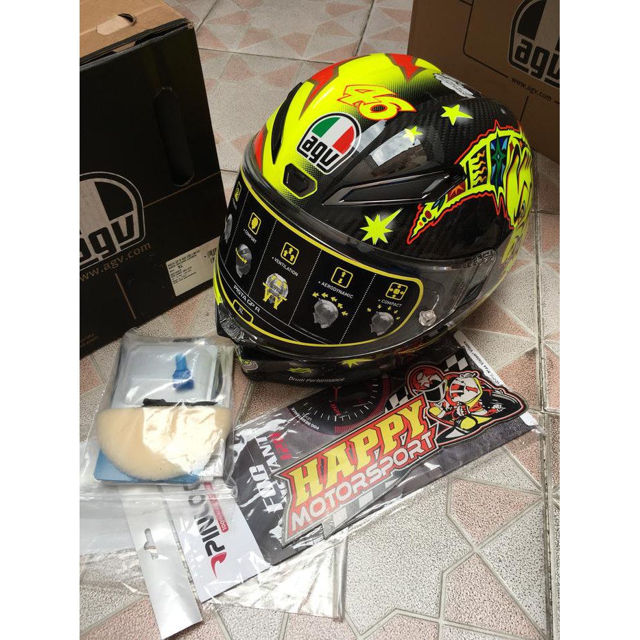HELM FULLFACE AGV PISTA GPR MUGELLO 2017 SUN&MOON SIZE XL LIMITED(NEW)