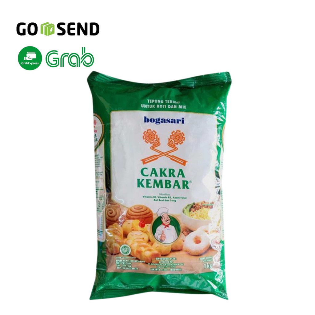 

Tepung Terigu CAKRA KEMBAR Protein Tinggi 1 kg