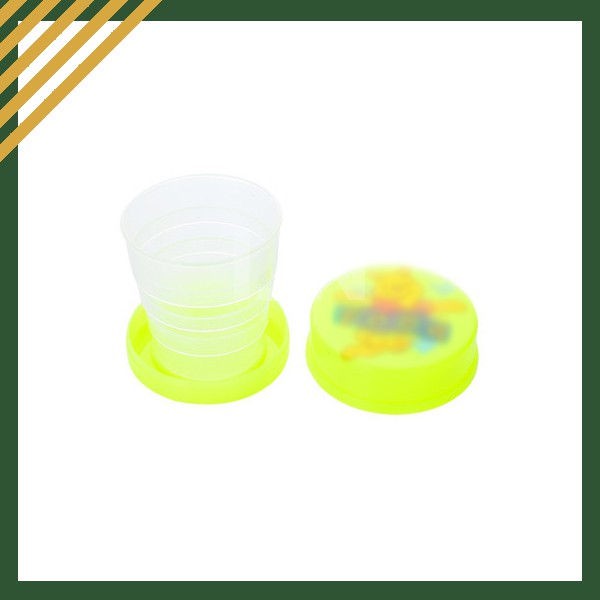 Gelas Plastik Karakter Lucu | Gelas Plastik Jus Portable Lipat  Travel Telescopic | Cup Plastik