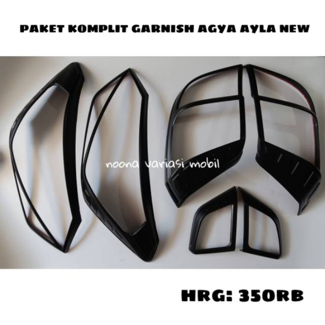 KHUSUS GOJEK GRAB PAKET KOMPLIT GARNISH AGYA AYLA NEW 2019