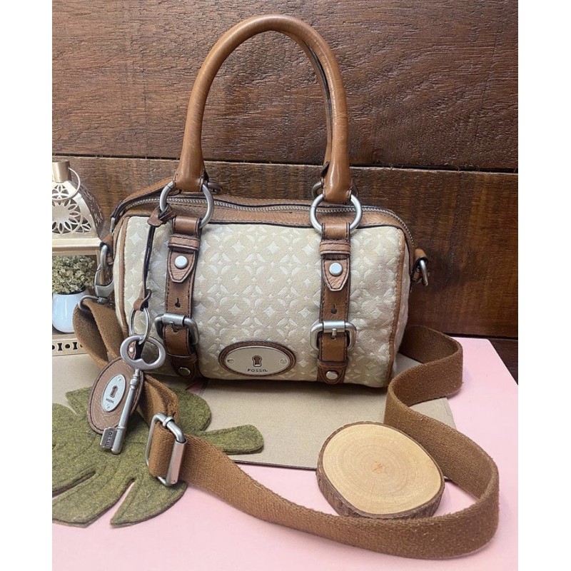 tas fossil madox satchel preloved