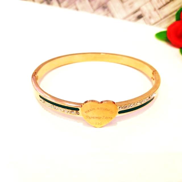 GELANG TITANIUM WANITA LOVE GELANG TANGAN WANITA BLINK
