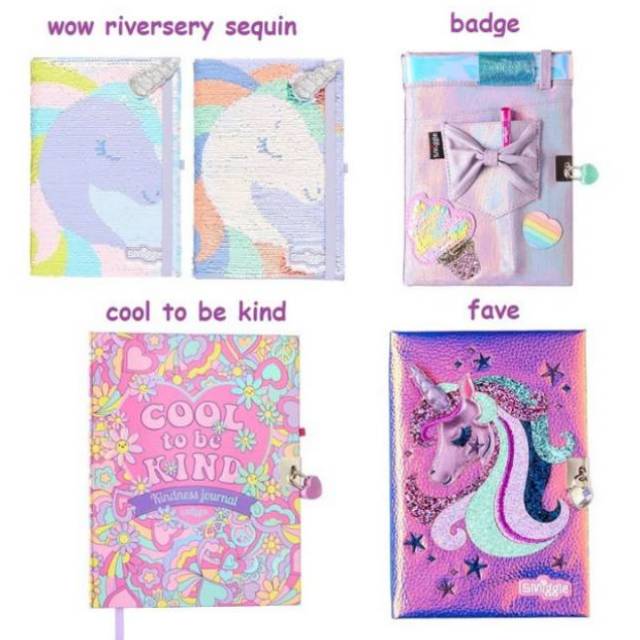 

NOTEBOOK SMIGGLE SWEET MAGIC A5 LOCKABLE