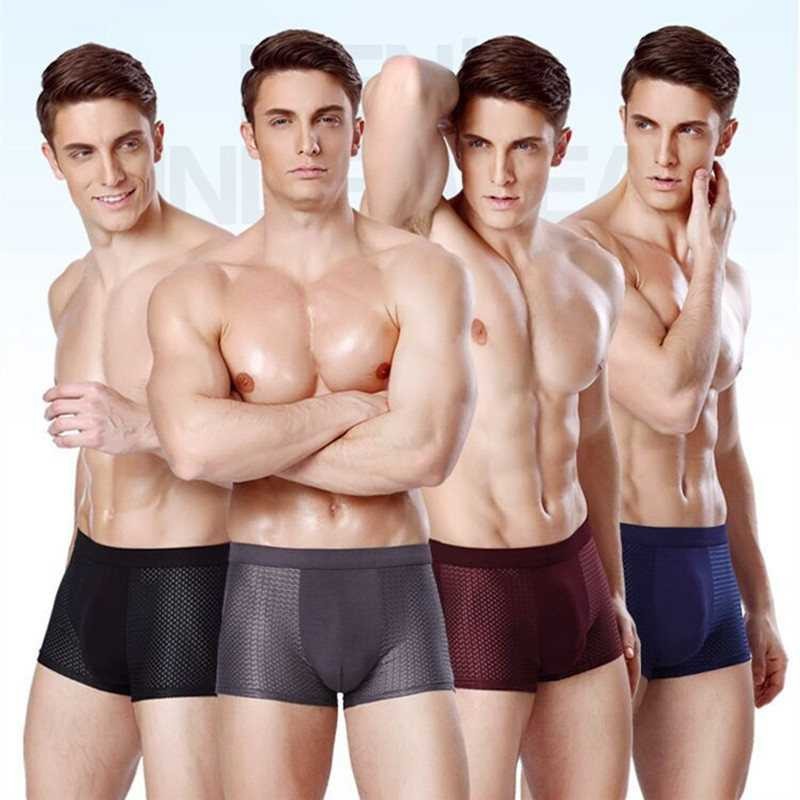 Best Seller ! SKY HERO Celana Dalam Boxer Brief Pria 4PCS - MU0015