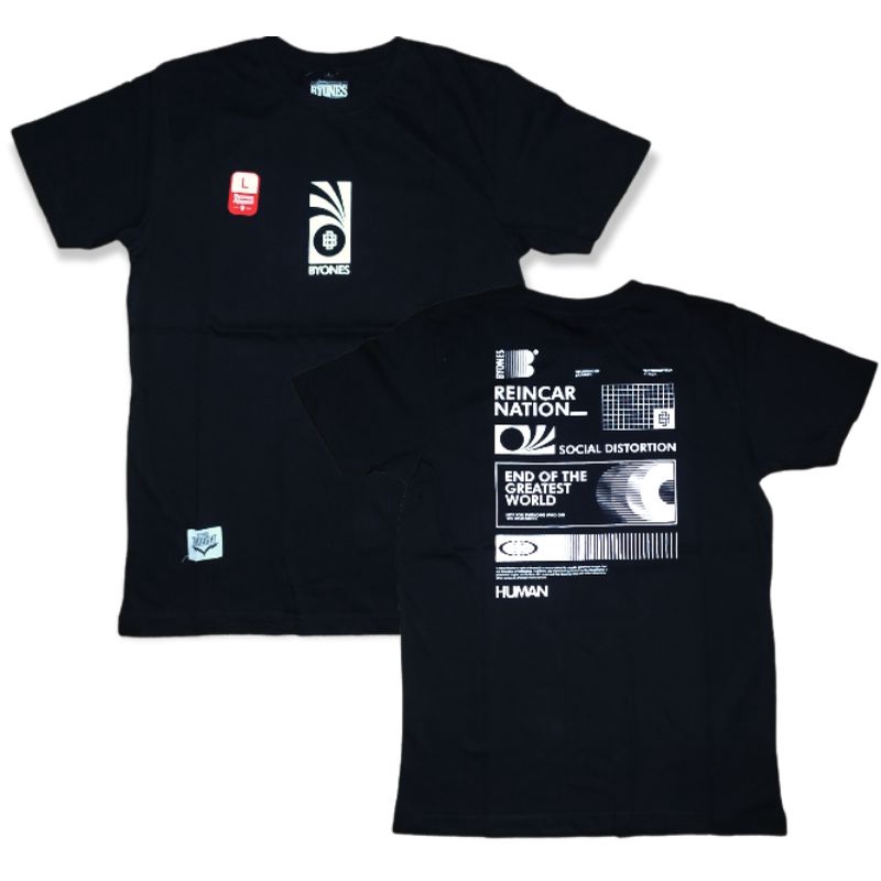 T-Shirt / Kaos Distro swing BW byones - HVDEWAE