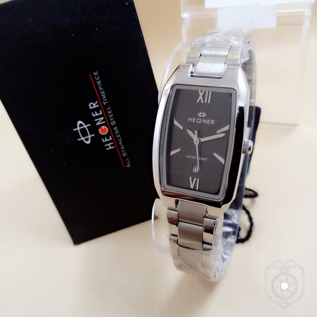 Hegner 1286- Jam Tangan Wanita Murah Anti Air - Analog Quartz - Full Stainless - Original