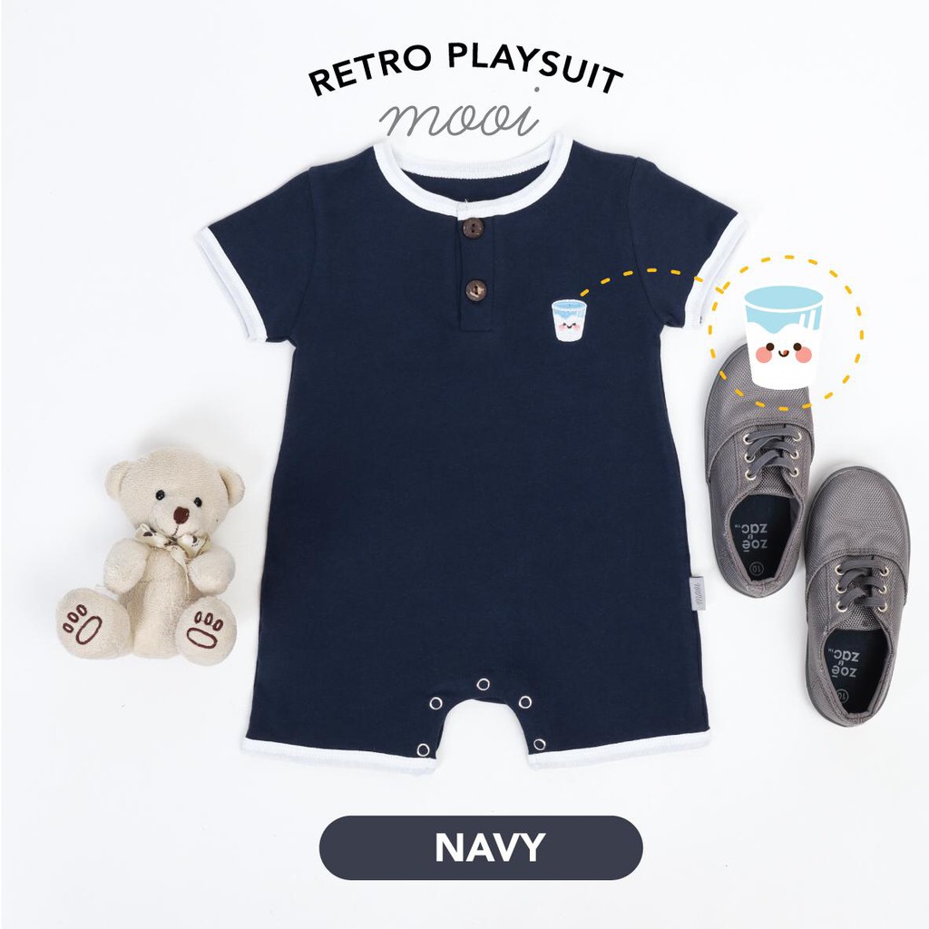 PROMO 7.7 PROMO BAJU LEBARAN MURAH PROMO 4.4 MOOI RETRO PLAYSUIT ROMPER BAYI JUMPER BAYI