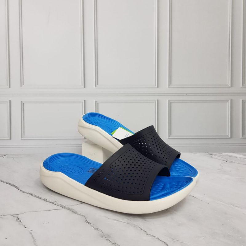 Sendal Crocs Literide Slide Unisex / Selop Karet / Sandal slip on karet suster / Perawat