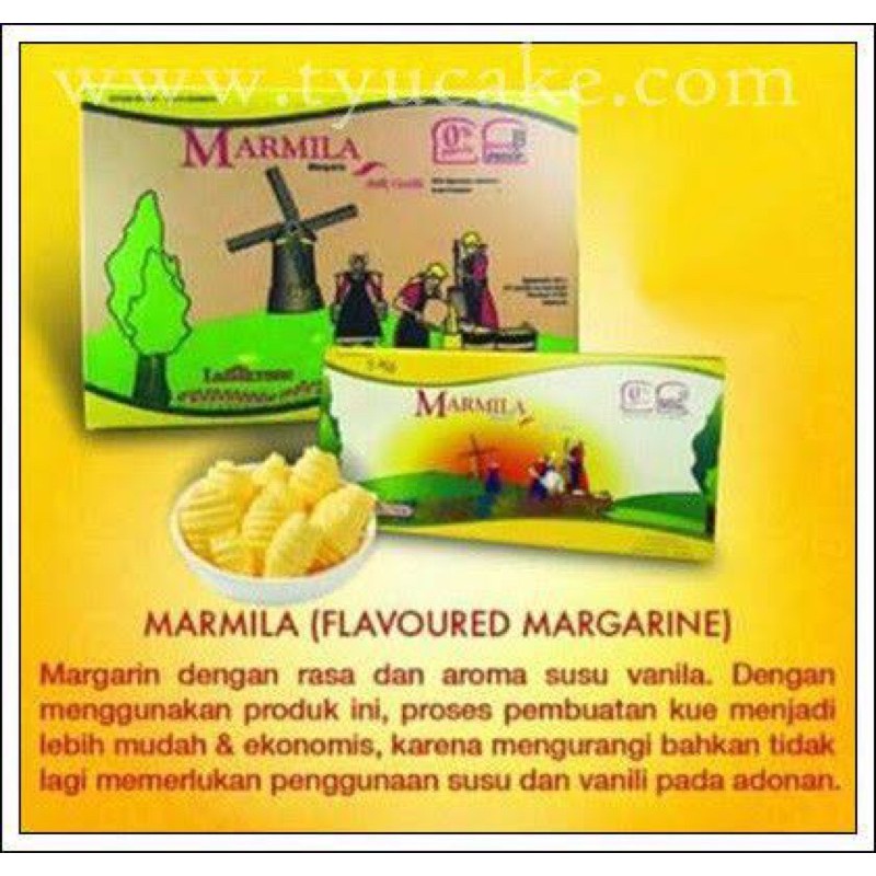 

Margarin Marmila rasa Susu Vanila repack 500gr