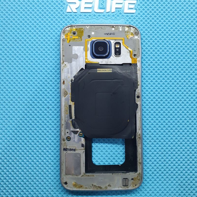 Mesin Komplit Samsung S6 Flat Mati Total Bazel Mulus