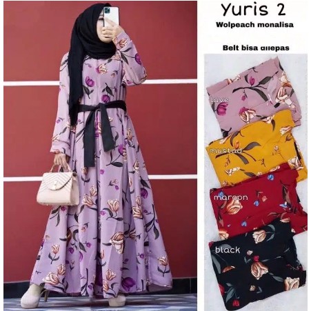Gamis Remaja terbaru Baju Gamis Wanita Fashion Muslim Dress Pesta Dress Kondangan Gaun Pesta