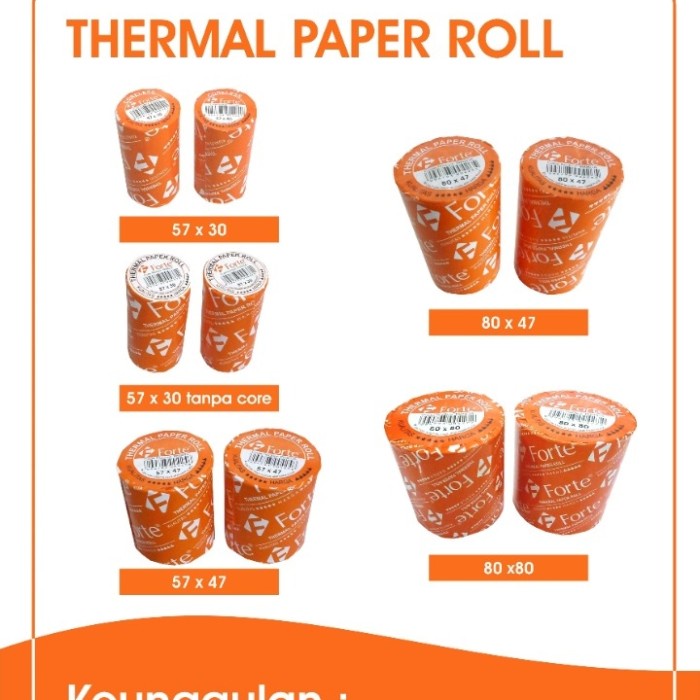 

Kertas struk / thermal 57x40