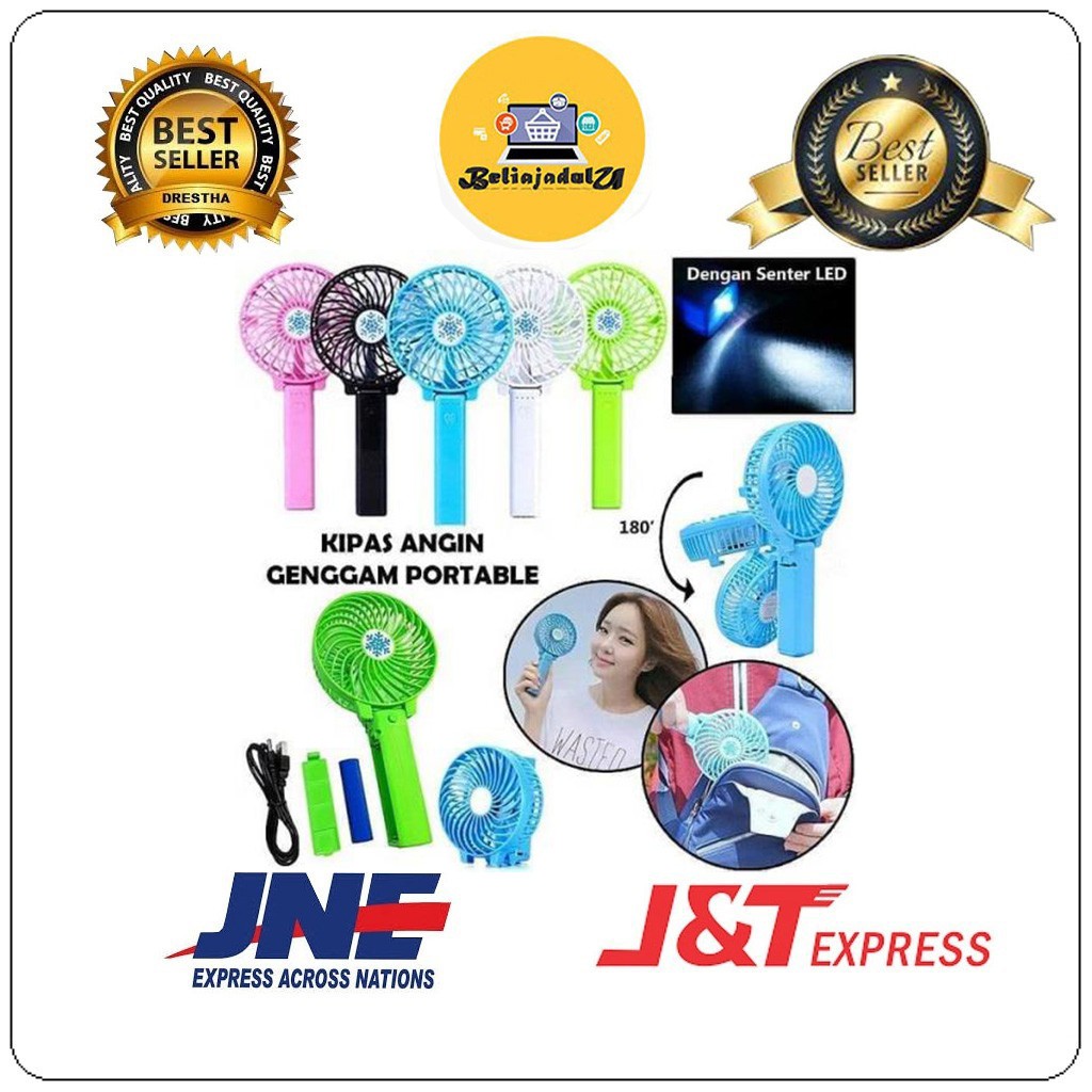 Beliajadulu88 Kipas Mini Portable Multifungsi ST5018H plus cas hp (PR-5022B)kipas plus led (V-77)