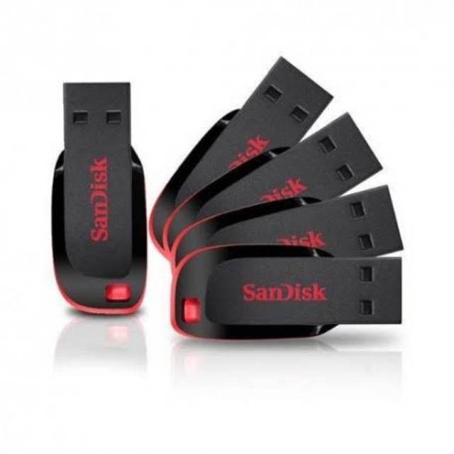 Flashdisk Sandisk Cruzer Blade 16 &amp;  32b 5Th warranty