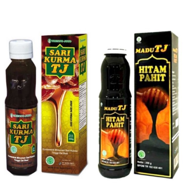 

Tresno Joyo Madu TJ Hitam Pahit & Sari Kurma 250ml