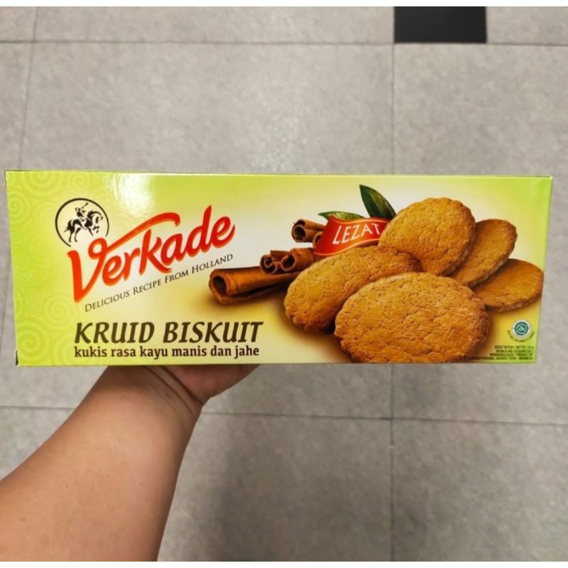 

VERKADE KRUID BISCUIT/BISKUIT (KUKIS RASA KAYU MANIS DAN JAHE) 150GR