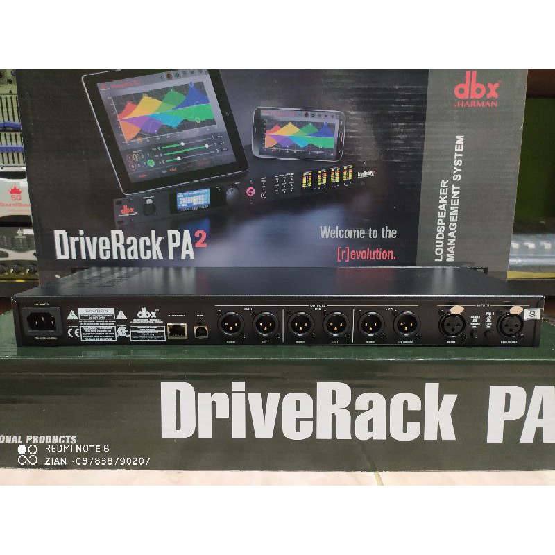 manajement driverack  DBX PA2