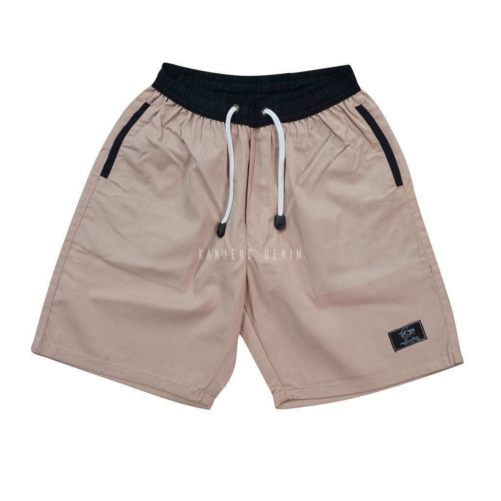 Kanjeng Denim Boardshort Celana Pendek BOB'S PANTS CREAM