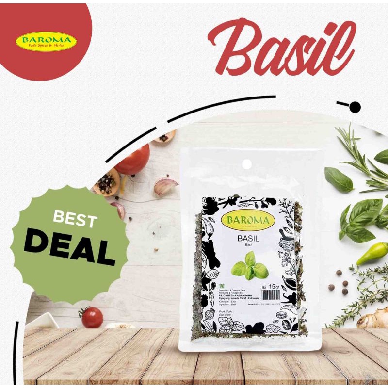

Baroma Basil Refill Bumbu Masak 15 g