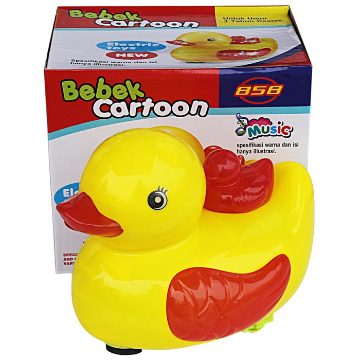 Mainan Bebek Musik lampu  bump and go - Electric Toys 213