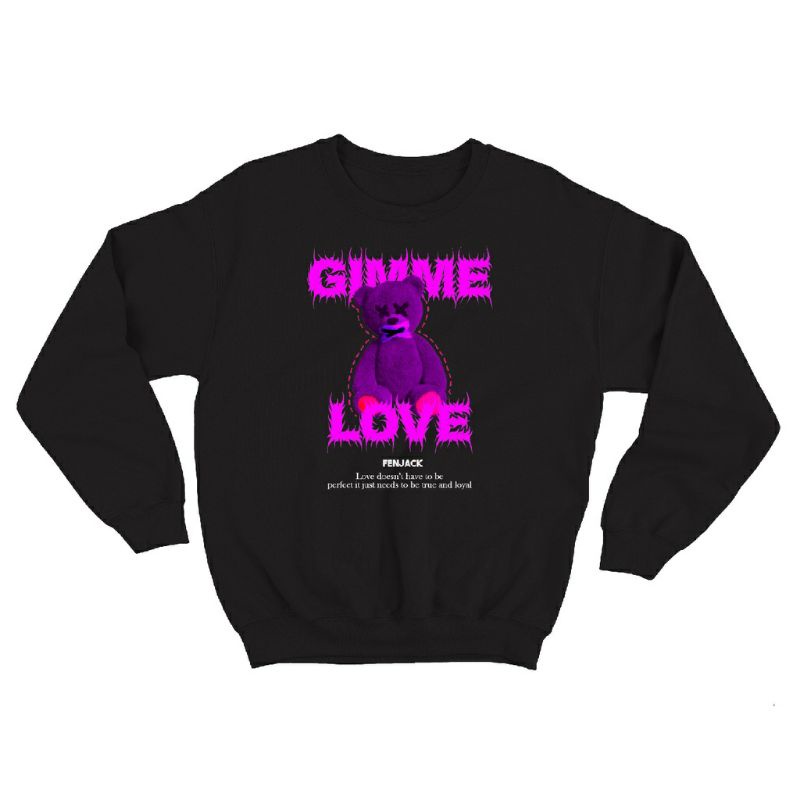 Sweater crewneck unisex (Gimme love)