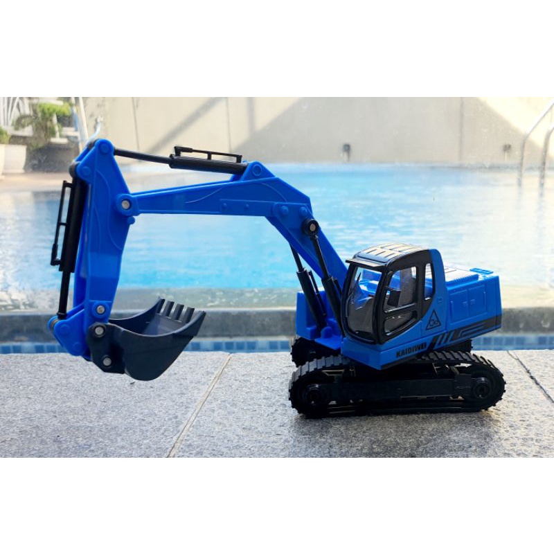 Miniatur Alat Berat Excavator Diecast  KDW Kaidiwei