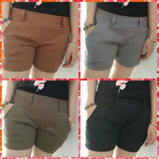  Celana  pendek  hotpants cewek  Korean  style  Shopee Indonesia