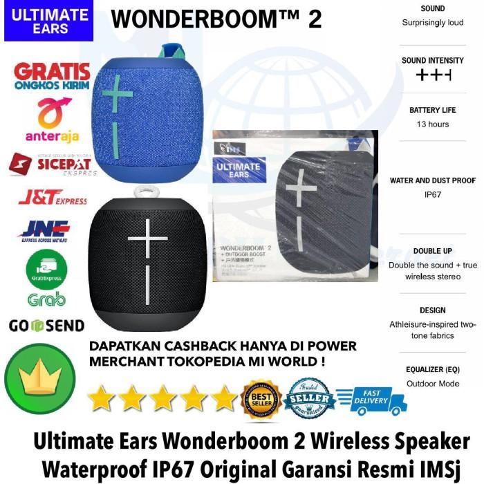 Ue Ultimate Ears Wonderboom 2 Wonderbom 2Gen Wonderboom2 Resmi Ims New