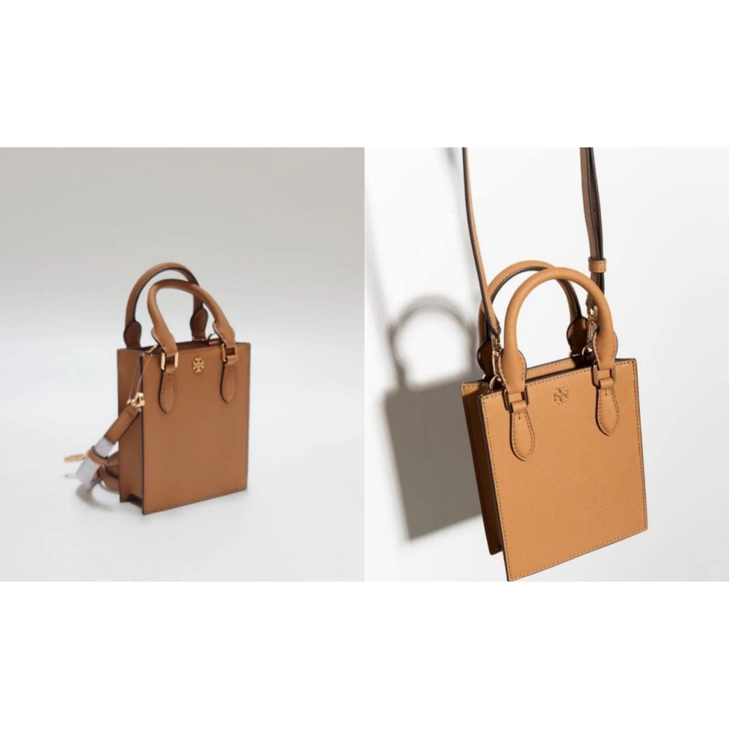 Tas Tory Burch Emerson Mini Shopper Tote New Original