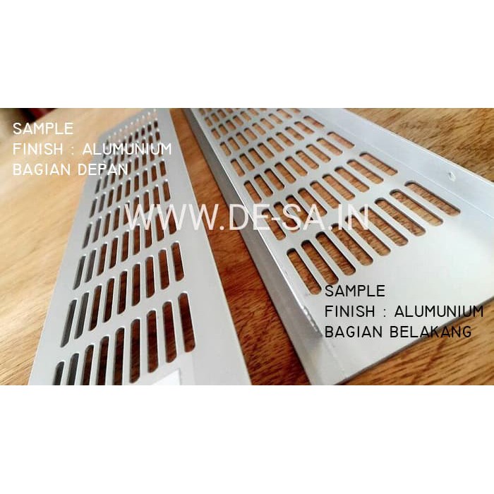 8 x 20 Cm Lubang Hawa 80 x 200 MM - Ventilasi Persegi Alumunium