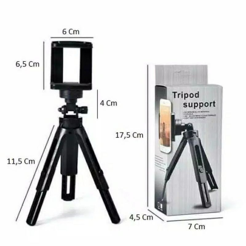 Tripod Support Mini Extaedable Wtih Holder 360 - Mini Tripod Hp Kamera Murah phone stand holder