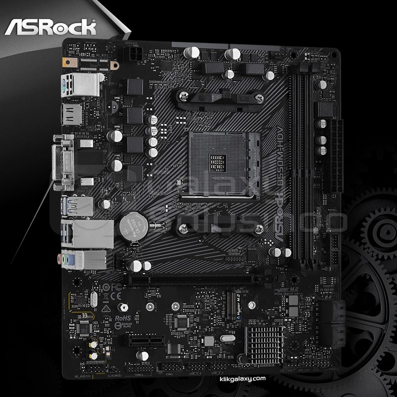 ASRock B550M-HDV (AMD AM4, B550, DDR4) - Motherboard