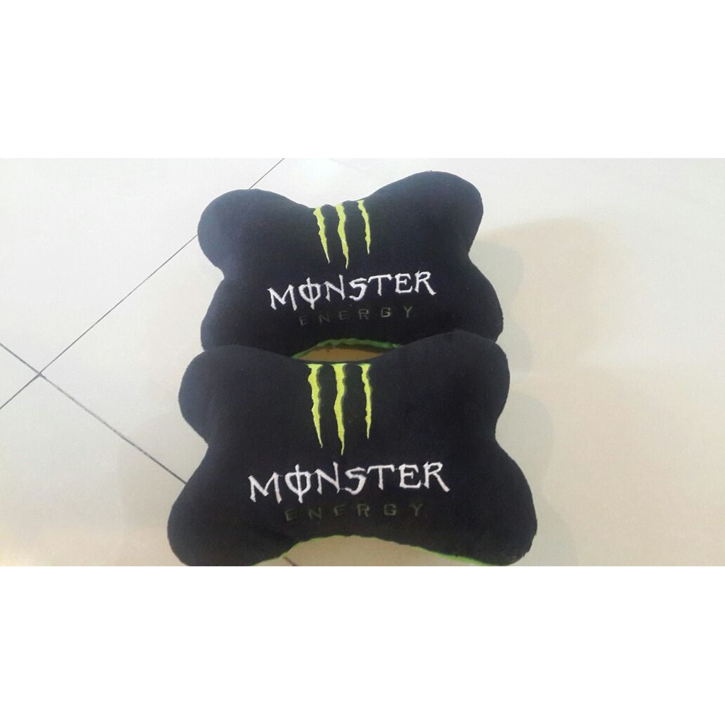 Bantal Mobil Only Exclusive Monster Energy