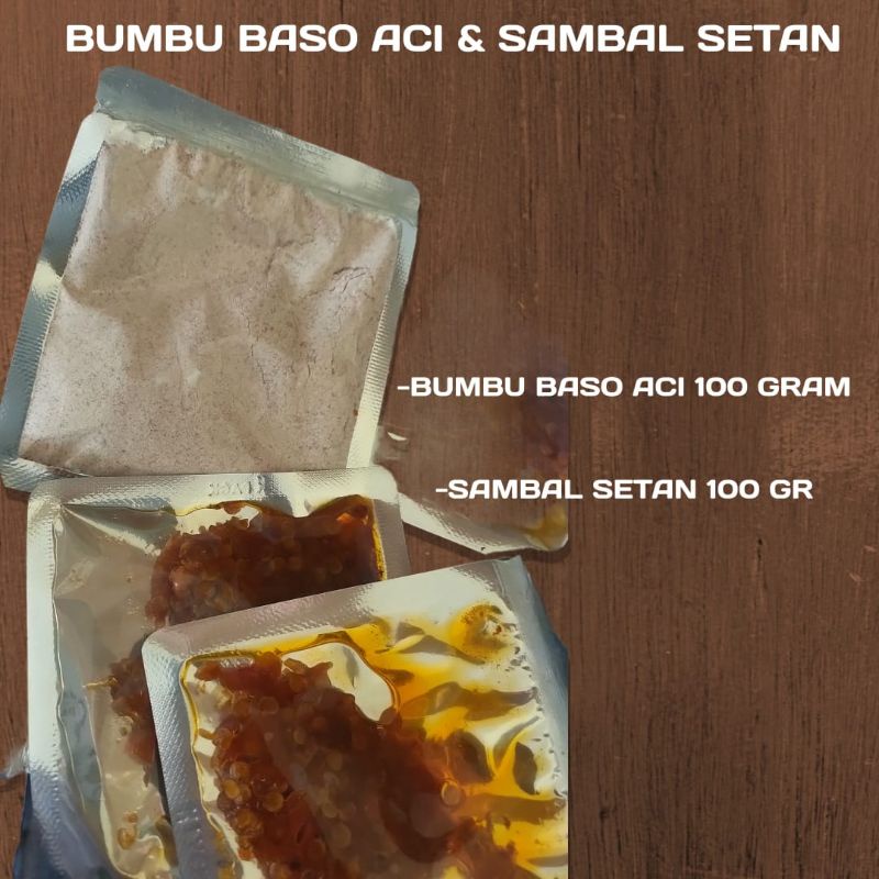 

Bumbu dan Sambel Cengek Tambahan Baso Aci