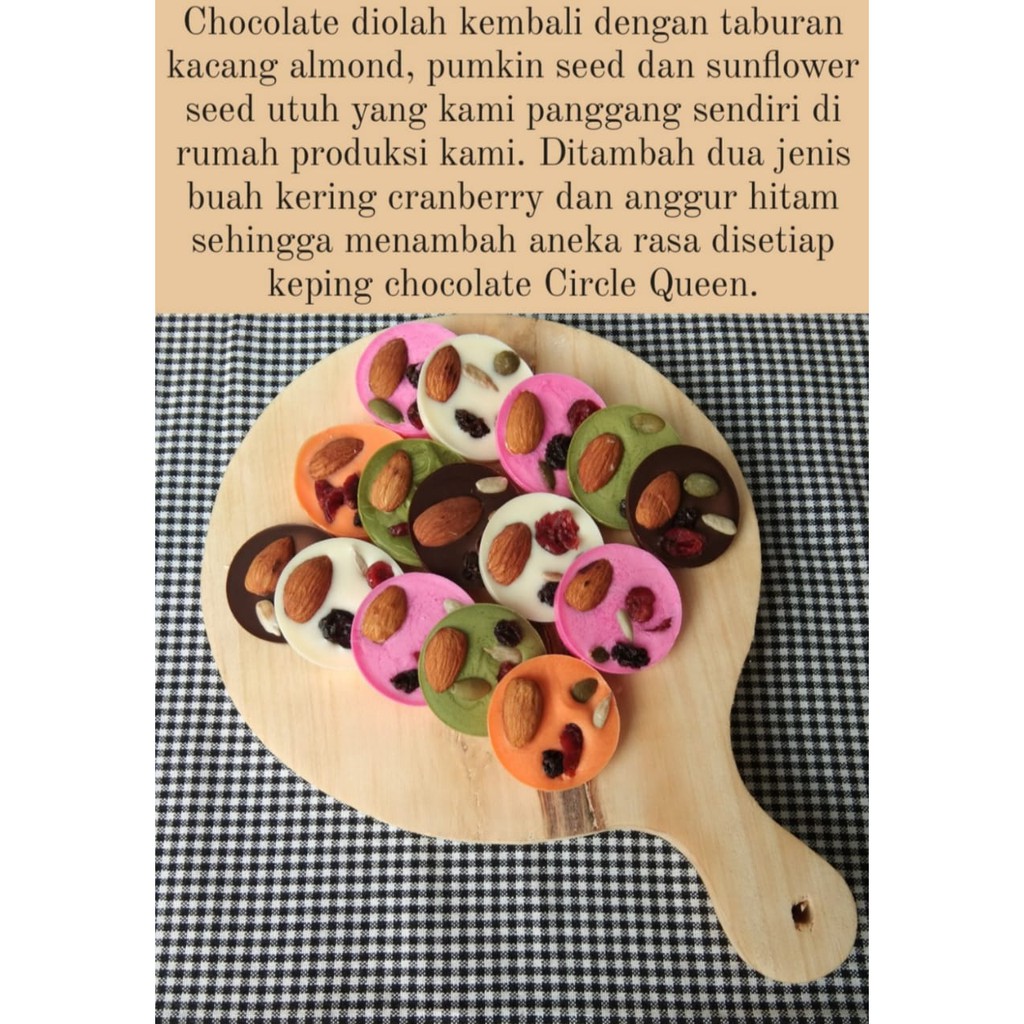 

Coklat Circle Queen Isi Kemasan Toples Isi 21