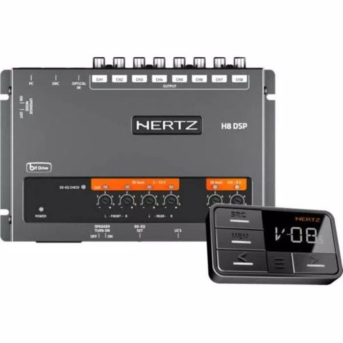 Terviral  Hertz H8 DSP car audio processor 8 - Channel + DRC CONTROLER CONTROL KM53