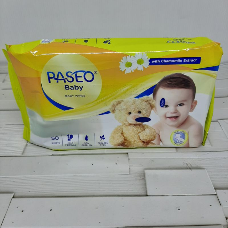 TISU BASAH TISSUE PASEO BABY